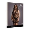 Le Désir High Neck Lace Mini Dress - Plus Size